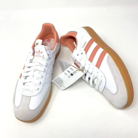 adidas Originals Samba OG White/Clay/White Size Various - Picture 5 of 15